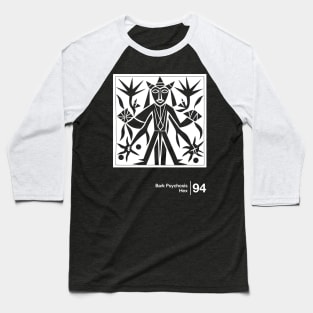 Bark Psychosis - Hex - Minimalist Graphic Artwork Design Baseball T-Shirt